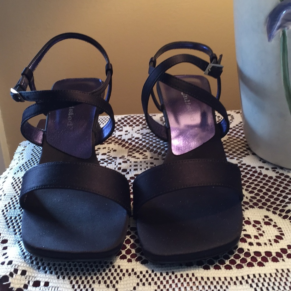 Navy blue dress shoes very pretty worn twice🌷🌷